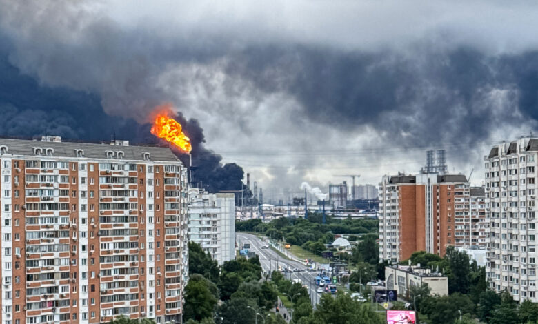 Ukraine Strikes Moscow Refinery in Large-Scale Drone Attack