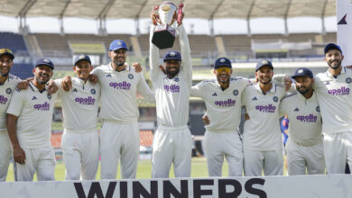 Suthar's debut six-for powers India to their biggest Test win